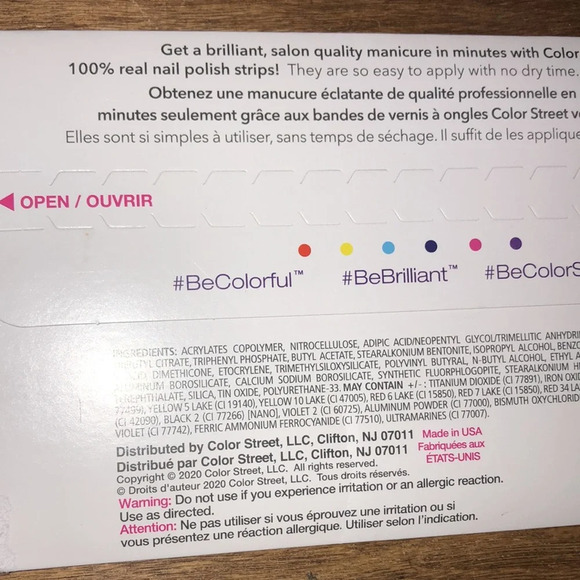 Color street Moscow or Never Nail polish strips - Picture 3 of 4